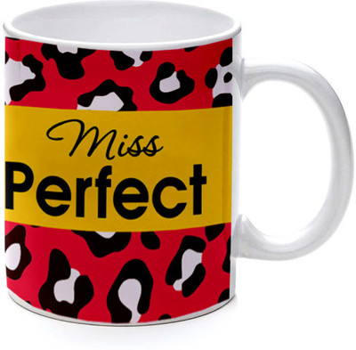 45% OFF on Printland Miss Perfect Ceramic Mug 350 ml 45% OFF on Printland Miss Perfect Ceramic Mug 350 ml