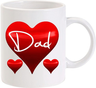 50% OFF on LOLprint Red Hearts Dad Ceramic Mug 325 ml 50% OFF on LOLprint Red Hearts Dad Ceramic Mug 325 ml