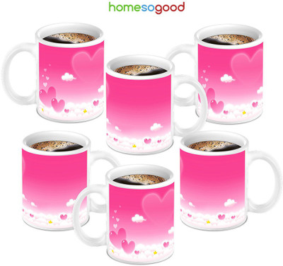 49% OFF on HomeSoGood Baby Girl Pink Coffee Ceramic Mug 280 ml, Pack of 6 49% OFF on HomeSoGood Baby Girl Pink Coffee Ceramic Mug 280 ml, Pack of 6