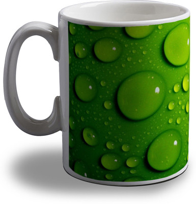 15% OFF on Artifa Green Drops Porcelain, Ceramic Mug 350 ml 15% OFF on Artifa Green Drops Porcelain, Ceramic Mug 350 ml