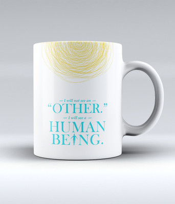 12% OFF on Lab No. 4 I Will Not See Another, I Will See A Human Being Quote Ceramic Mug 350 ml 12% OFF on Lab No. 4 I Will Not See Another, I Will See A Human Being Quote Ceramic Mug 350 ml