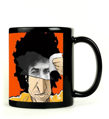 56% OFF on Shoprock Bob Dylan Cartoon Ceramic Mug