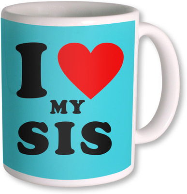 57% OFF on Photogiftsindia I Love Sis Colorfull Ceramic Mug 350 g 57% OFF on Photogiftsindia I Love Sis Colorfull Ceramic Mug 350 g