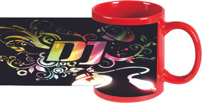 46% OFF on Printland DJ Let The Music Play PMMGN00744 Ceramic Mug