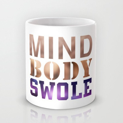 58% OFF on Astrode Mind, Body, & Swole Ceramic Mug 325 ml