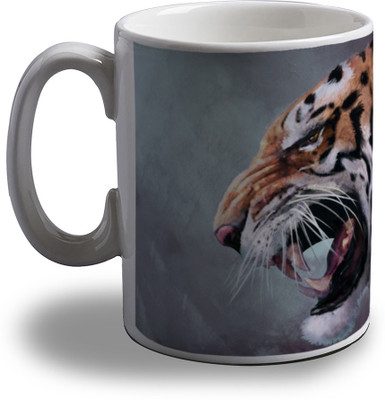Artifa Artistic Tiger Porcelain, Ceramic Mug 350 ml Artifa Artistic Tiger Porcelain, Ceramic Mug 350 ml