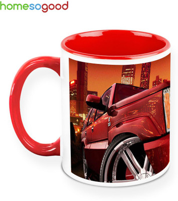 33% OFF on HomeSoGood Rolls Royce Suv Ceramic Mug 280 ml