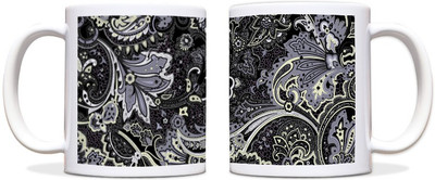 60% OFF on ShopMantra Printed Leaf Black Ceramic Mug 300 ml 60% OFF on ShopMantra Printed Leaf Black Ceramic Mug 300 ml