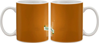 Artifa Tequila Glass Design Porcelain, Ceramic Mug 350 ml