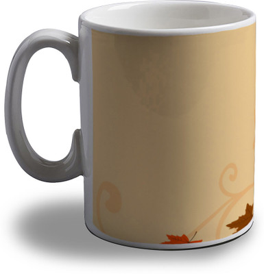 15% OFF on Artifa Leaves And Pumpkin Porcelain, Ceramic Mug 350 ml 15% OFF on Artifa Leaves And Pumpkin Porcelain, Ceramic Mug 350 ml