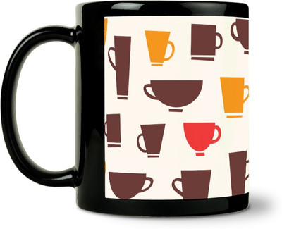 54% OFF on ShopMantra Solids & Cups Pattern Ceramic Mug 300 ml