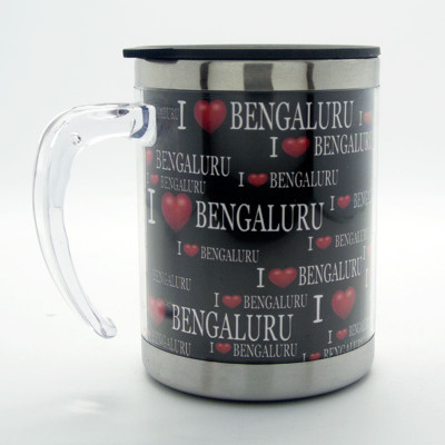 Urban Chakkar Travel - Bengaluru Plastic Mug 250 ml Urban Chakkar Travel - Bengaluru Plastic Mug 250 ml