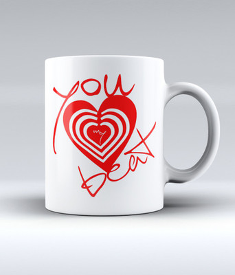 19% OFF on Lab No. 4 You My Heart Beat Ceramic Mug 350 ml