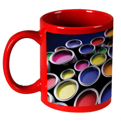56% OFF on AMY Colorful Paint Cans Red Ceramic Mug 325 ml 56% OFF on AMY Colorful Paint Cans Red Ceramic Mug 325 ml