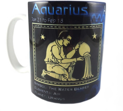 58% OFF on Eshoppee Vastu, Fengshui, Rashi, Zodiac, Aquarius & Kumbha Ceramic Mug
