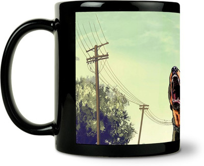 36% OFF on ShopMantra Gta Dog Ceramic Mug 300 ml