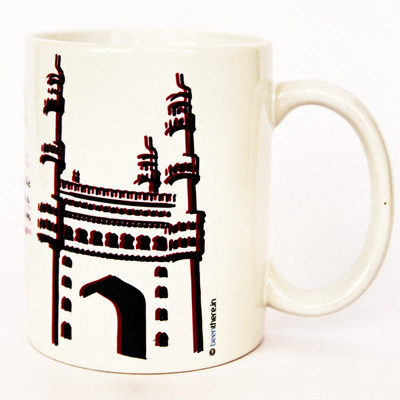 Beenthere Charminar Stamp Ceramic Mug 250 ml Beenthere Charminar Stamp Ceramic Mug 250 ml