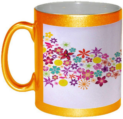 78% OFF on AMY Beautiful Color Butterfly Ceramic Mug 325 ml