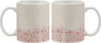 15% OFF on Artifa Flowers Style Porcelain, Ceramic Mug 350 ml 15% OFF on Artifa Flowers Style Porcelain, Ceramic Mug 350 ml