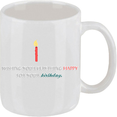16% OFF on Ellicon 42 Happy Birthday Ceramic Mug
