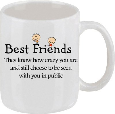 28% OFF on Ellicon C203 Funny Friendship Quotes Coffee Ceramic Mug 325 ml 28% OFF on Ellicon C203 Funny Friendship Quotes Coffee Ceramic Mug 325 ml