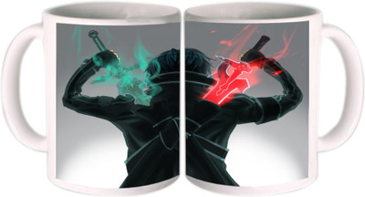 25% OFF on Shopkeeda Sword Art Ceramic Mug 350 ml