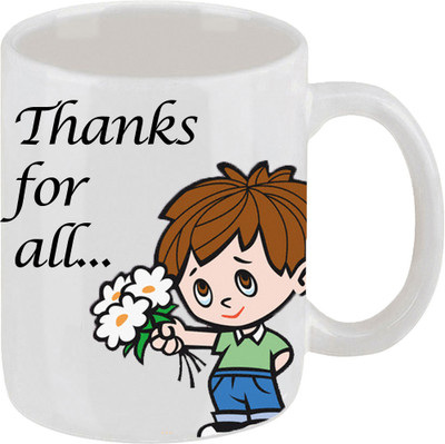 16% OFF on Ellicon Thanks For All Funny Coffee Mug Ceramic Mug