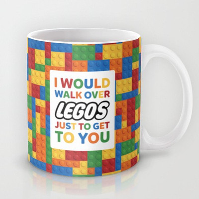 41% OFF on Astrode I'D Walk Over Legos Ceramic Mug 325 ml