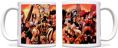 60% OFF on ShopMantra Superheroes Black Ceramic Mug 300 ml 60% OFF on ShopMantra Superheroes Black Ceramic Mug 300 ml