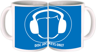 25% OFF on Shopkeeda Disc Jockeys Only Ceramic Mug 350 ml
