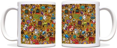 60% OFF on ShopMantra Freaky Graffiti Black Ceramic Mug 300 ml 60% OFF on ShopMantra Freaky Graffiti Black Ceramic Mug 300 ml