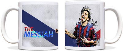 65% OFF on ShopMantra The Messiah Argentina Football Black Ceramic Mug 300 ml
