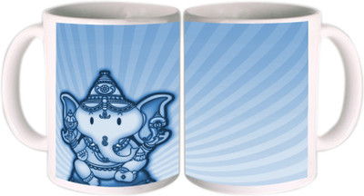 25% OFF on Shopkeeda Ganpati Ceramic Mug 350 ml