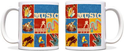 60% OFF on ShopMantra All about Music Black Ceramic Mug 300 ml 60% OFF on ShopMantra All about Music Black Ceramic Mug 300 ml