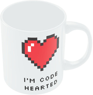 7% OFF on PosterGuy I am Code Hearted Ceramic Mug 300 ml 7% OFF on PosterGuy I am Code Hearted Ceramic Mug 300 ml