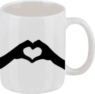 16% OFF on Ellicon Love Hearrt Coffee Mug Ceramic Mug