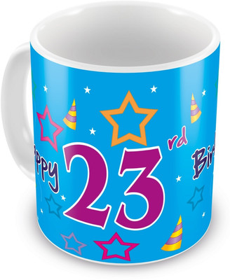 10% OFF on Everyday Gifts 23rd Happy Birthday Ceramic Mug