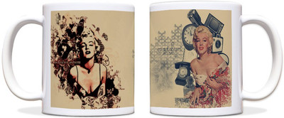 36% OFF on ShopMantra Marilyn Monroe Black Ceramic Mug 300 ml 36% OFF on ShopMantra Marilyn Monroe Black Ceramic Mug 300 ml
