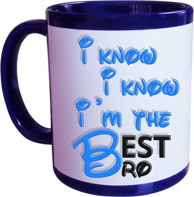 55% OFF on SajawatHomes I Know I Am The Best Blue Coffee Ceramic Mug 350 ml 55% OFF on SajawatHomes I Know I Am The Best Blue Coffee Ceramic Mug 350 ml