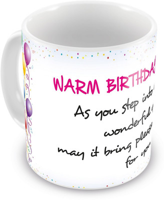 26% OFF on Everyday Gifts Happy Birthday Gift For Warm Birthday Wishes Ceramic Mug 26% OFF on Everyday Gifts Happy Birthday Gift For Warm Birthday Wishes Ceramic Mug