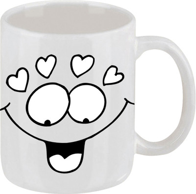 16% OFF on Ellicon 1 Smiley Funny Coffee Mug Ceramic Mug