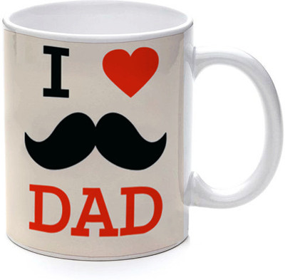 37% OFF on Printland Father Love Ceramic Mug 350 ml