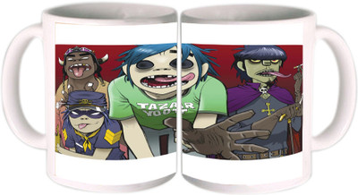 25% OFF on Shopkeeda Gorrilaz Ceramic Mug 350 ml