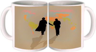 25% OFF on Shopkeeda Sherlock And Watson Ceramic Mug 350 ml