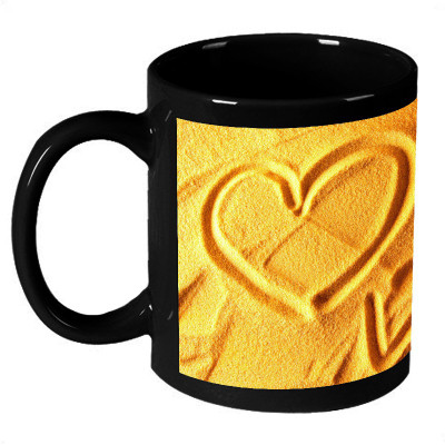 61% OFF on AMY Sand Love Heart Ceramic Mug 325 ml 61% OFF on AMY Sand Love Heart Ceramic Mug 325 ml