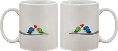 15% OFF on Artifa Birds In Love Porcelain, Ceramic Mug 350 ml 15% OFF on Artifa Birds In Love Porcelain, Ceramic Mug 350 ml
