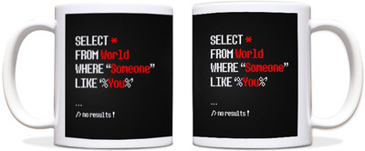 60% OFF on ShopMantra Printed Programing Code Black Ceramic Mug 300 ml