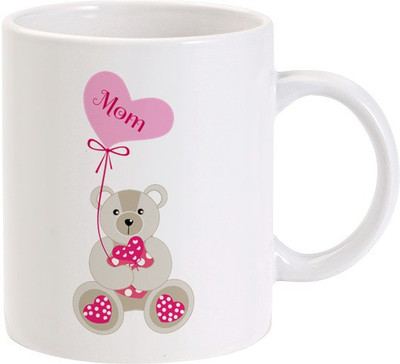 50% OFF on LOLprint MOM Teddy Bear with Balloon Ceramic Mug 325 ml 50% OFF on LOLprint MOM Teddy Bear with Balloon Ceramic Mug 325 ml