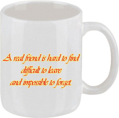 16% OFF on Ellicon A Real Friend Ceramic Mug