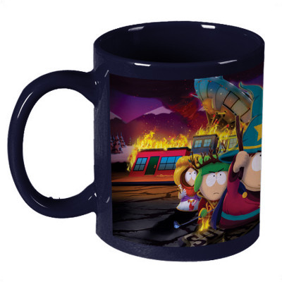 56% OFF on Amy South Park The Stick Of Truth Dark Blue Ceramic Mug 330 ml